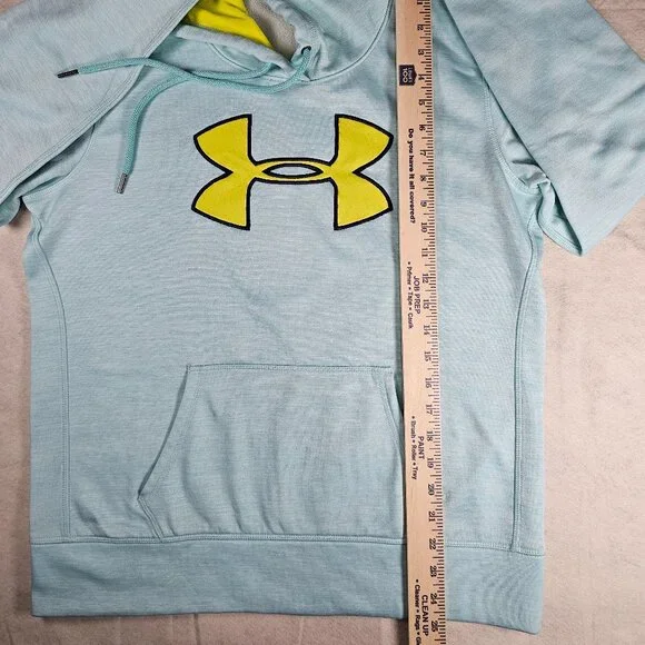 Under Armour Women's Storm Armour Fleece Big Logo Twist Hoodie Size Medium - Picture 3 of 5